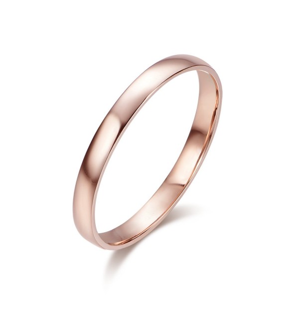 14k Gold 2mm Light Comfort Fit Classic Plain Wedding Band Rose Gold   14k Gold 2mm Light Comfort Fit Classic Plain Wedding Band Rose Gold Cm185i2am8m 