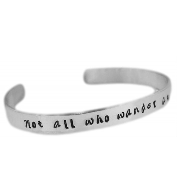 Not All Who Wander Are Lost - Hand Stamped 1/4