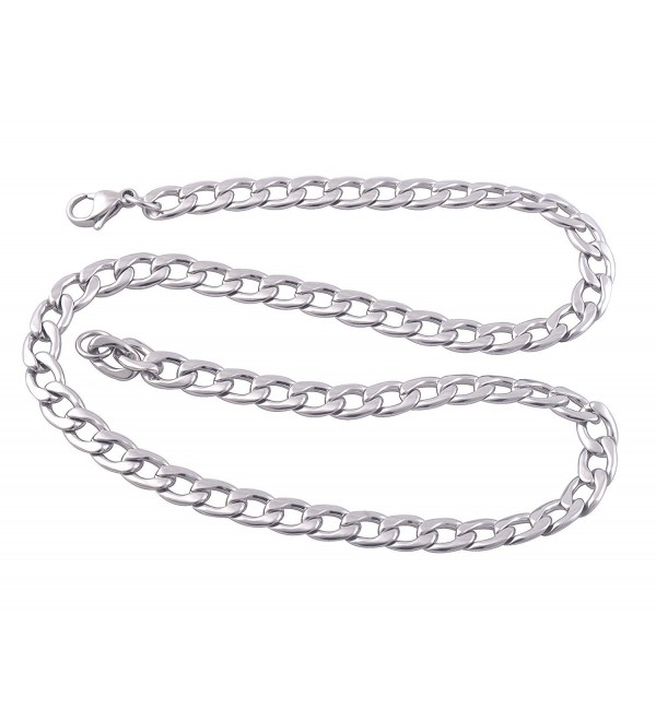 3.8mm Stainless Steel Link Chain Necklace 16-40