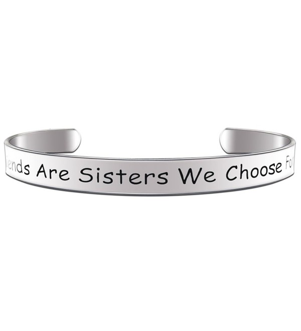 girlfriends are sisters we choose for ourselves bracelet